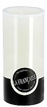 Świeca cylindryczna, średnica 7 cm, wysokość 15 cm - Bougies La Francaise Cylindre Candle White — Zdjęcie N2
