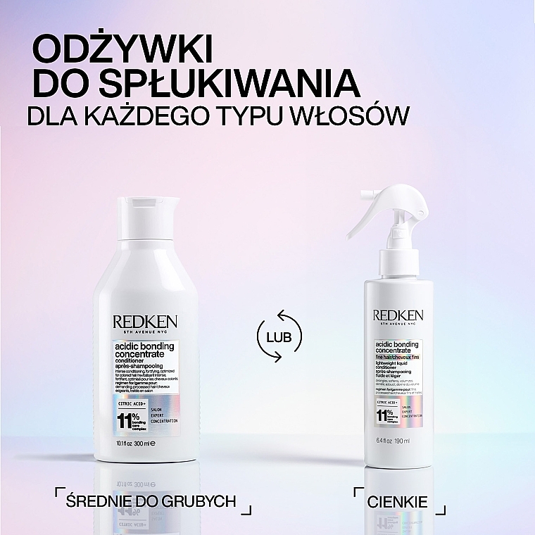 Odżywka do intensywnej pielęgnacji włosów zniszczonych farbowaniem - Redken Acidic Bonding Concentrate Conditioner — Zdjęcie N6