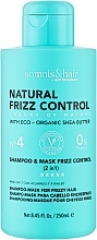 Szampon i maska 2w1 do włosów puszących się i suchych - Somnis & Hair Shampoo & Mask Frizz Control — Zdjęcie N1