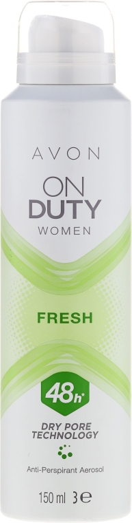 Dezodorant antyperspiracyjny w sprayu - Avon On Duty Fresh — Zdjęcie N1