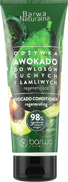 Odżywka rewitalizująca z awokado - Barwa Natural Avocado Conditioner — Zdjęcie N1