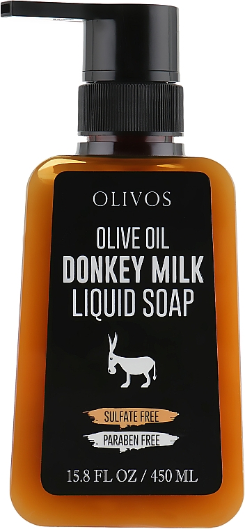 Mydło w płynie z oślim mlekiem - Olivos Olive Oil Donkey Milk Liquid Soap