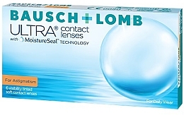 Toryczne soczewki kontaktowe 8.6 -01.00-2.25X130, 6 szt. - Bausch & Lomb Ultra For Astigmatism — Zdjęcie N1