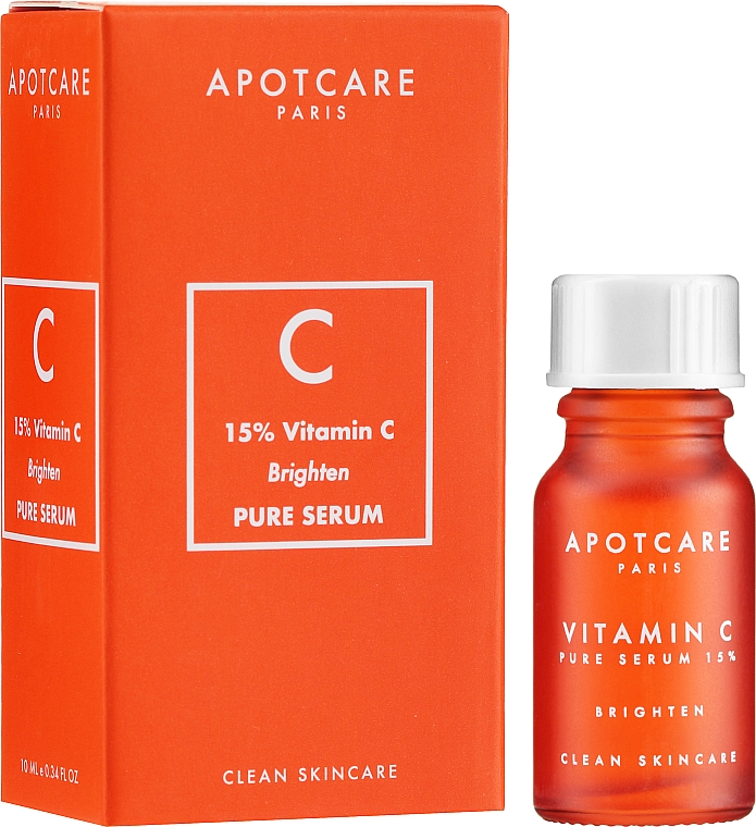 Rozjaśniające serum do twarzy z witaminą C - Apotcare Pure Seurum Vitamin C — Zdjęcie N1