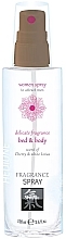 Kup Spray do ciała i łóżka Wiśnia i biały lotos - Shiatsu Delicate Fragrance Bed & Body Women Sprey