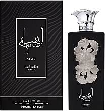Lattafa Perfumes Ansaam Silver - Woda perfumowana — Zdjęcie N2