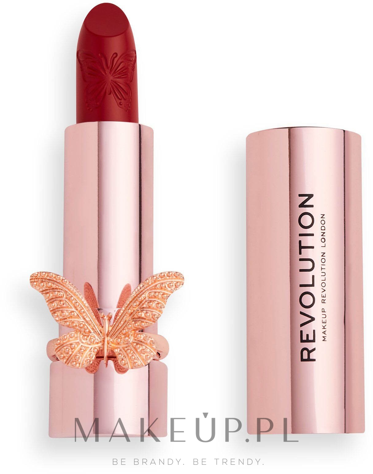 Szminka do ust - Makeup Revolution Precious Glamour Butterfly Velvet Lipstick — Zdjęcie So Hollywood