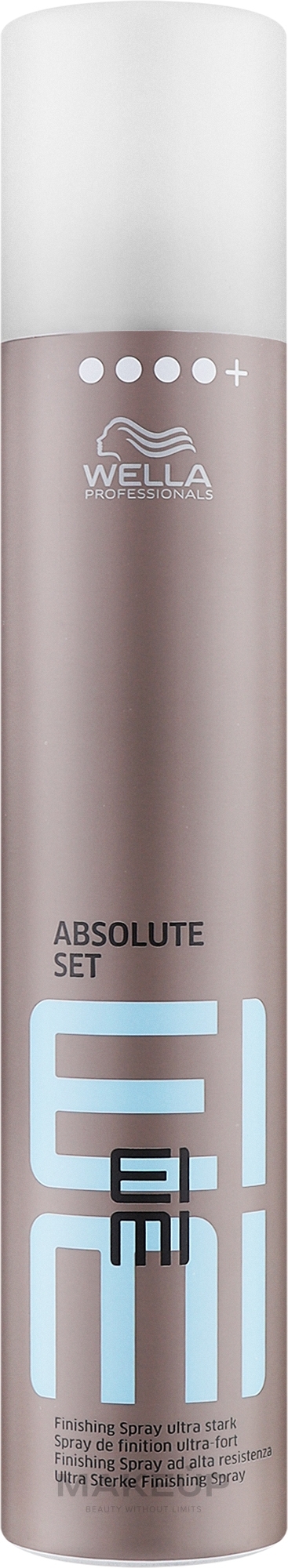 Mocno utrwalający spray do włosów - Wella Professionals EIMI Fixing Absolute Set — Zdjęcie 300 ml