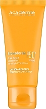 Mleczko do ciała z filtrem przeciwsłonecznym - Academie Bronzecran Body Sunscreen Milk SPF 50+ — Zdjęcie N1