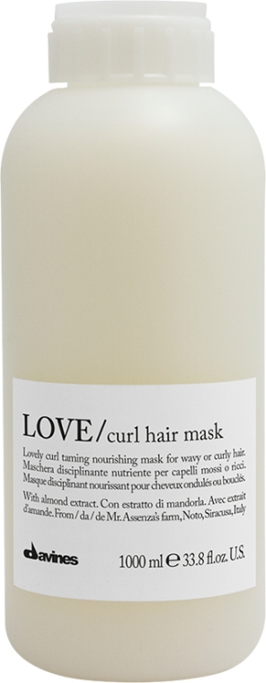 Odżywcza maska do włosów falowanych i kręconych - Davines New Essential Haircare Love Curl Hair Mask — Zdjęcie N2