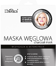 Kup Maska węglowa na tkaninie Oczyszcza i detoksykuje - L'biotica