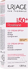 Kup Łagodzący krem CC przeciw zaczerwienieniom - Uriage Roseliane CC Cream Moisturizing Cream SPF50+
