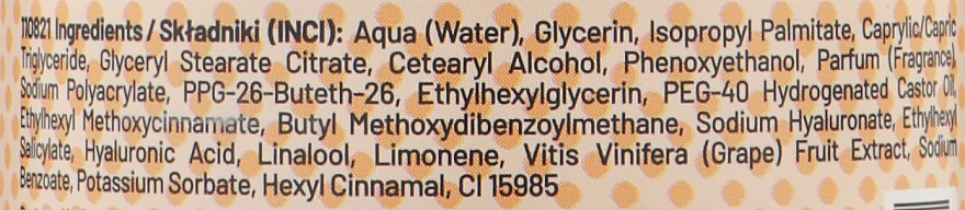 Nawilżające mleczko do ciała z kwasem hialuronowym i ekstraktem z winogron - Vollare VegeBar Milky Peach Hydrating Body Milk — Zdjęcie N2