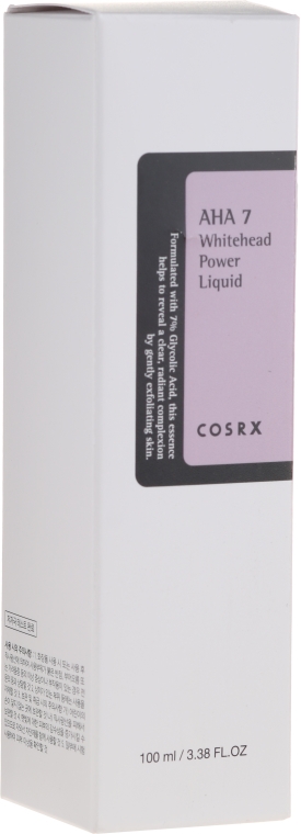 Płyn złuszczający do twarzy z naturalnym kwasem AHA - Cosrx AHA 7 Whitehead Power Liquid