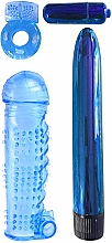 Wibrator dla par, niebieski - Pipedream Ultimate Pleasure Couples Blue — Zdjęcie N3
