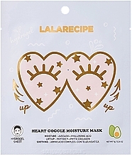 Kup Hydrożelowa maska nawilżająca na okolice oczu - LalaRecipe Heart Goggle Moisture Mask