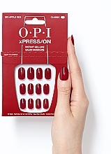 Zestaw sztucznych paznokci - OPI Xpress/On Big Apple Red — Zdjęcie N8