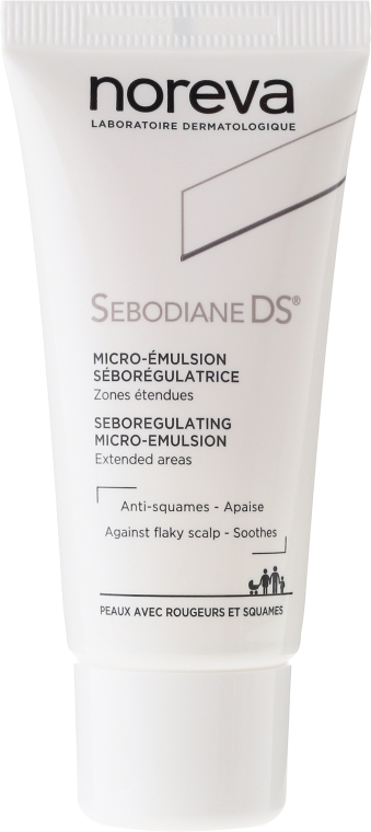 Emulsja do włosów regulująca wydzielanie sebum - Noreva Laboratoires Sebodiane DS Sebum-Regulating Micro-Emulsion — Zdjęcie N2