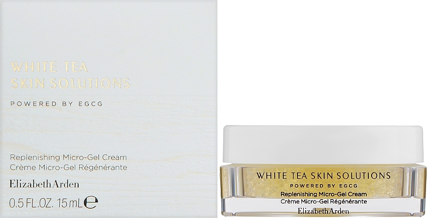 Rewitalizujący krem ​​do twarzy z mikrożelem - Elizabeth Arden White Tea Skin Solutions Replenishing Micro-Gel Cream — Zdjęcie N3