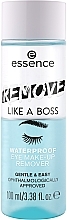 Wodoodporny zmywacz do makijażu - Essence Remove Like a Boss Waterproof Eye Makeup Remover — Zdjęcie N1