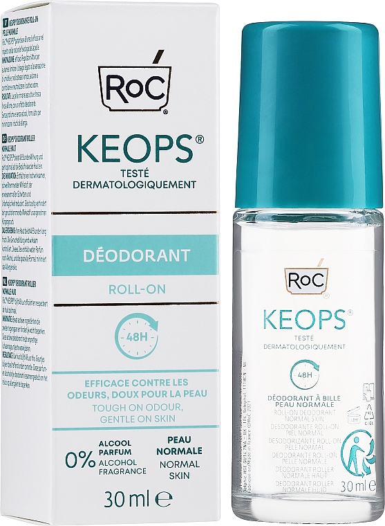 Dezodorant w kulce - Roc Keops Deo Roll-On Normal Skin — Zdjęcie N2