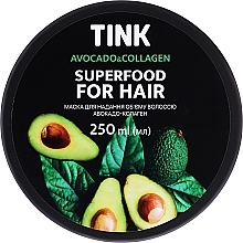 Maska zwiększająca objętość włosów Awokado i kolagen - Tink Hair Mask — Zdjęcie N1