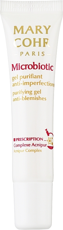 Żel przeciwzapalny - Mary Cohr Microbiotic Purifying Gel Anti-Blemishes — Zdjęcie N1