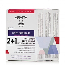 Suplement diety na włosy i paznokcie - Apivita Caps For Hair — Zdjęcie N1