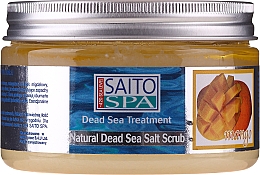 Kup Solny peeling do ciała Mango - Saito Spa Mango Dead Sea Salt Body Scrub
