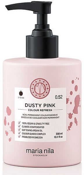 Maska do włosów - Maria Nila Colour Refresh Dusty Pink — Zdjęcie N1