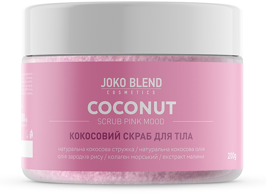 Kokosowy scrub do ciała - Joko Blend Coconut Scrub Pink Mood