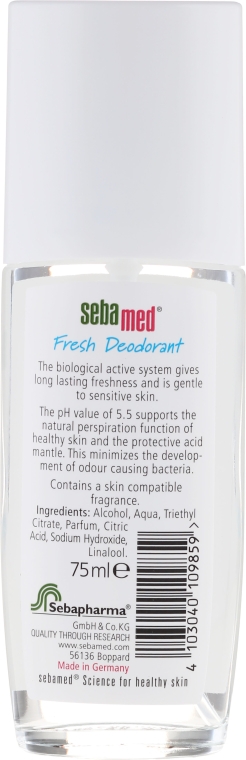 Dezodorant z atomizerem - Sebamed Fresh Deodorant — Zdjęcie N2