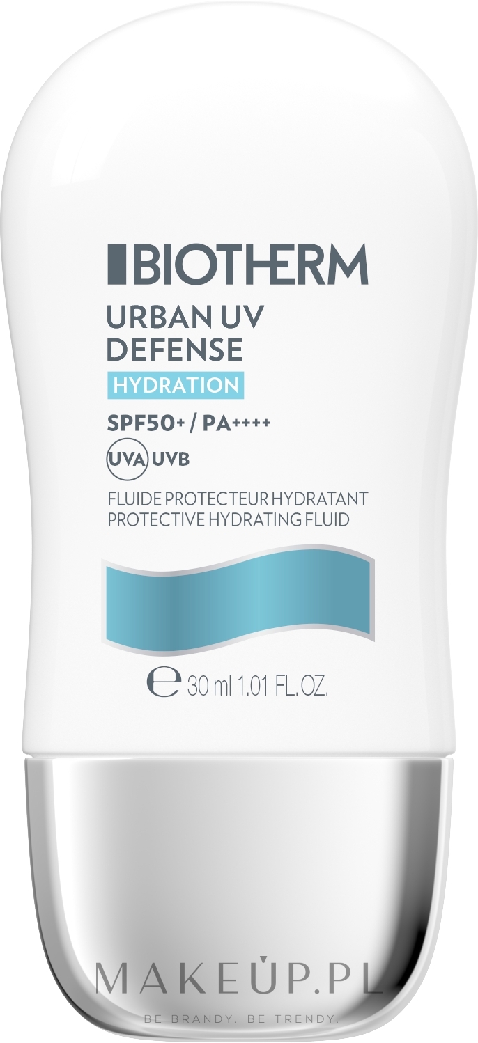 Nawilżający fluid do twarzy z filtrem przeciwsłonecznym - Biotherm Urban UV Defense Protective Hydrating Fluid SPF 50+ — Zdjęcie 30 ml