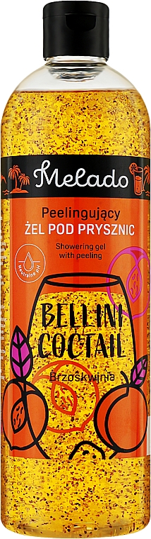 Peelingujący żel pod prysznic Brzoskwinia - Natigo Melado Shower Gel Bellini Coctail — Zdjęcie N1