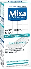 Krem nawilżający przeciw niedoskonałościom - Mixa Sensitive Skin Expert 2in1 Cream — Zdjęcie N4