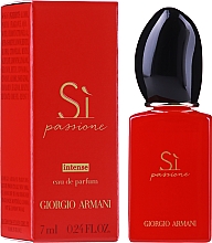 PREZENT! Giorgio Armani Si Passione Intense - Woda perfumowana (mini) — Zdjęcie N2