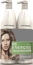 Zestaw - Affinage Mode Re-Energise Shampoo & Conditioner Duo (shm/1000ml + h/cond/1000ml) — Zdjęcie N1
