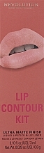 Kup Zestaw do makijażu ust - Makeup Revolution Lip Contour Kit Brunch (lip/gloss 3 ml + lip/pencil 0.8 g)