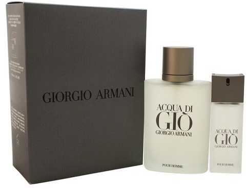 Giorgio Armani Acqua Di Gio Pour Homme - Zestaw (edt 100 ml + edt 15 ml) — Zdjęcie N1