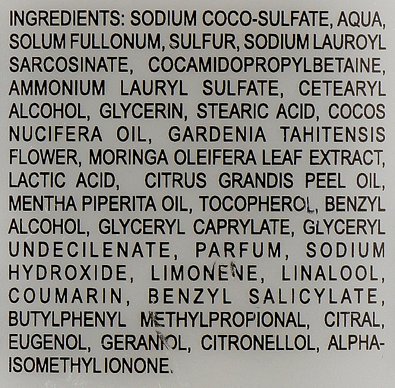 Szampon w kremie z Zieloną glinką, bio-siarką i olejem moringa - Alan Jey Green Natural Cream-Shampoo — Zdjęcie N4