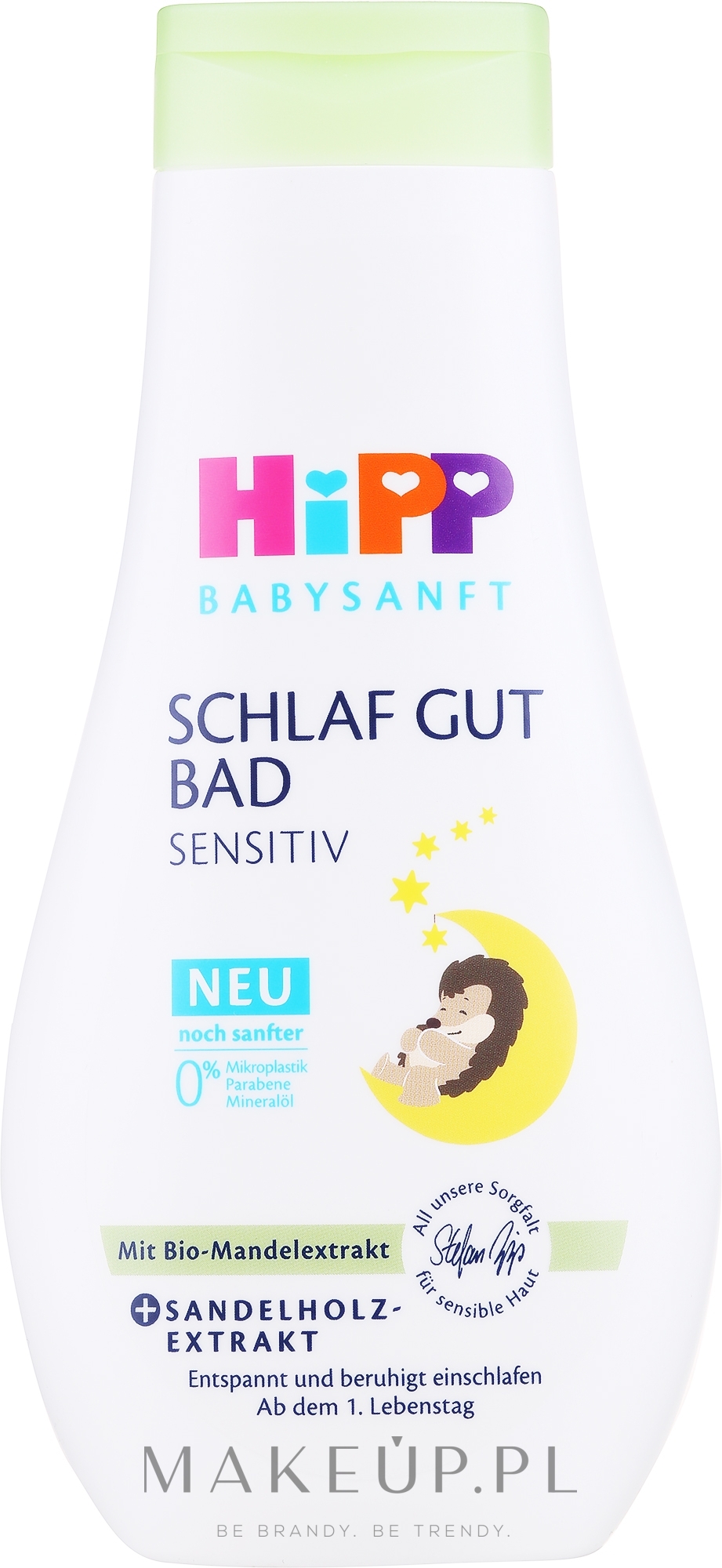 Płyn do kąpieli dla dzieci na dobranoc - Hipp BabySanft Sensitive — Zdjęcie 350 ml