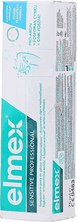 PRZECENA! Terapeutyczna pasta do zębów na nadwrażliwość - Elmex Sensitive Professional * — Zdjęcie N3