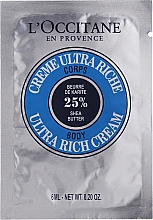 Krem do ciała - L'occitane Shea Butter Ultra Rich Body Cream (próbka) — Zdjęcie N1