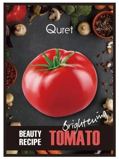Rozjaśniająca maska do twarzy - Quret Beauty Recipe Mask Tomato Brightening — Zdjęcie N1