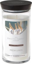 Kup Świeca zapachowa w szkle - The Country Candle Company Town & Country Fresh Linen Candle