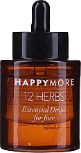 PRZECENA! Ziołowe serum do twarzy - Happymore 12 Herbs Essential Drops * — Zdjęcie N2