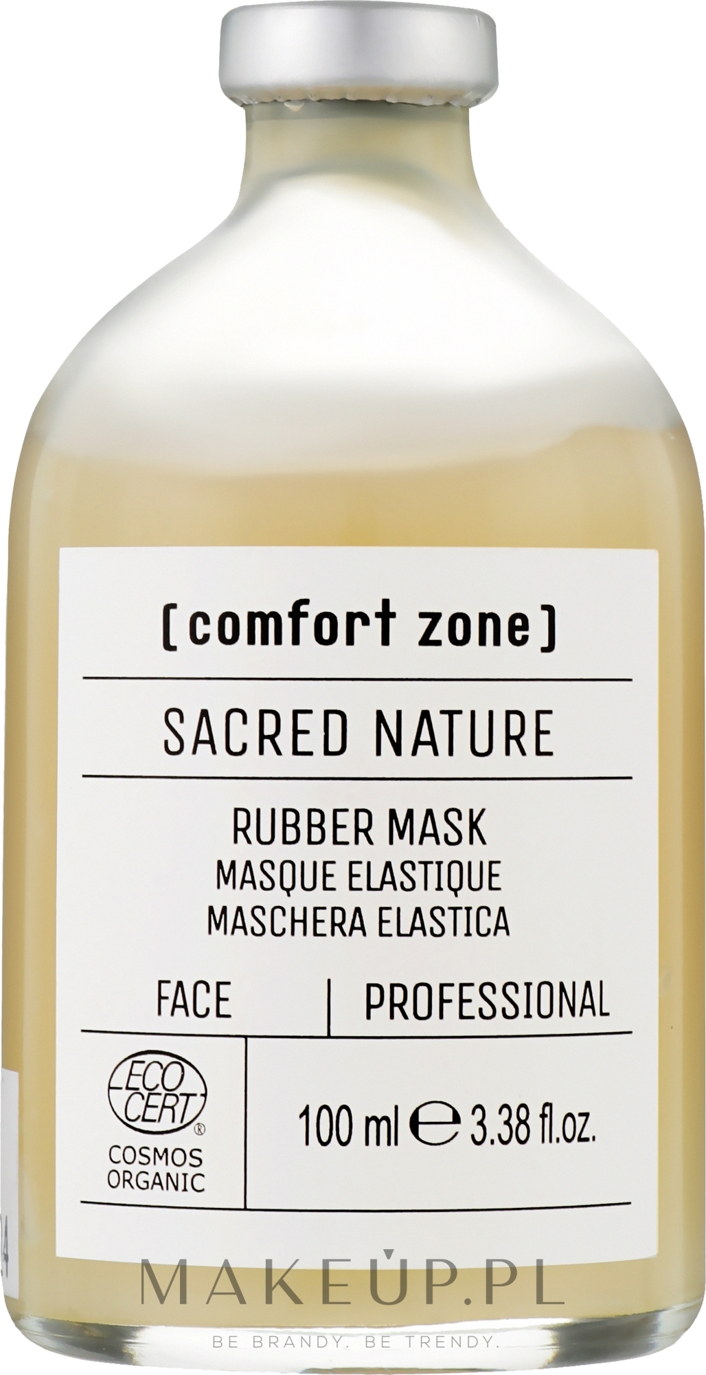 Oczyszczająca maska do twarzy typu peel-off - Comfort Zone Sacred Nature Rubber Mask — Zdjęcie 100 ml