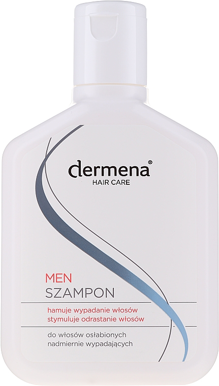 Szampon dla mężczyzn hamujący wypadanie i stymulujący odrastanie włosów dla mężczyzn - Dermena Hair Care Men Shampoo — Zdjęcie N3