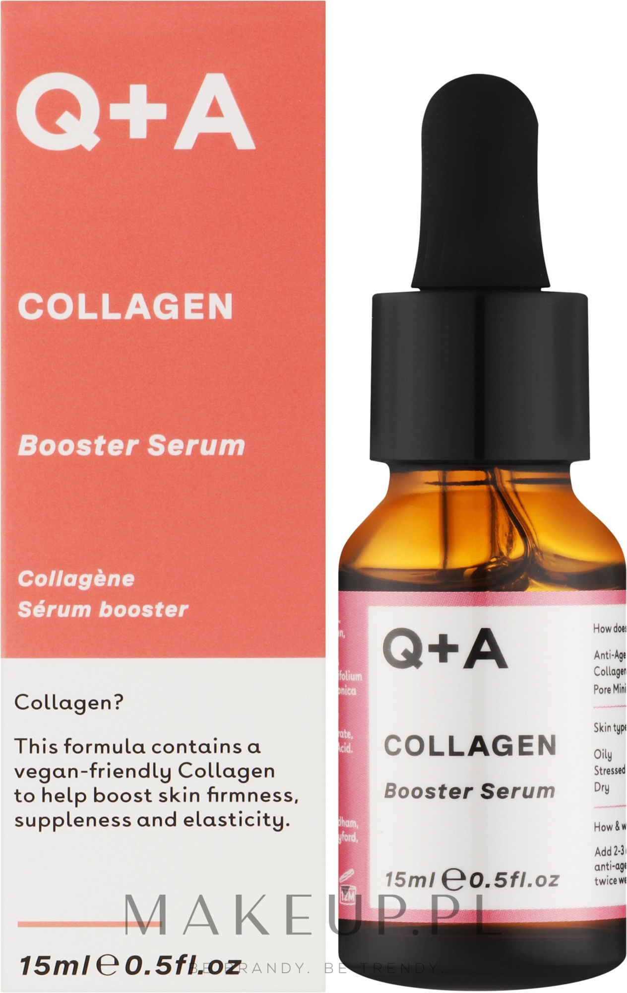 Serum do twarzy z kolagenem - Q+A Collagen Booster Serum — Zdjęcie 15 ml
