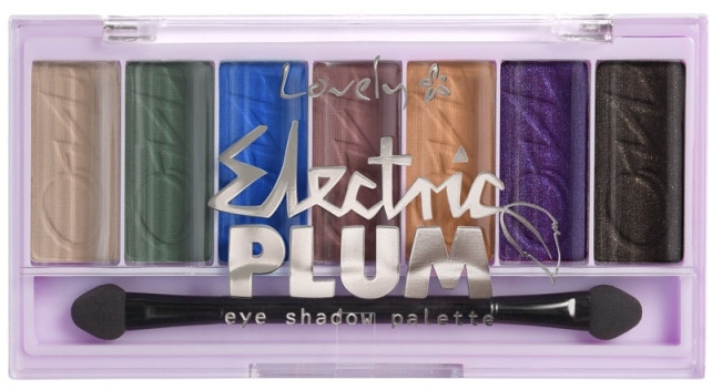 Paletka cieni do powiek - Lovely Electric Plum Eyeshadow — Zdjęcie N1